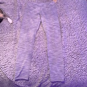 grey and white leggings